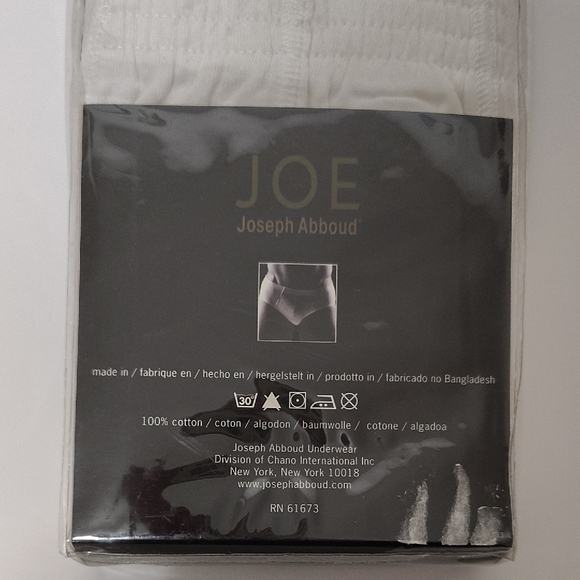 Joseph Abboud Men's Classic White Bikini Briefs - 3 Pack Sz 28-30 - Picture 4 of 8